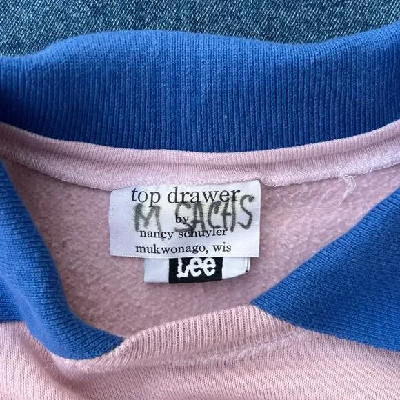 90s Lee Top Drawer by Nancy Schuyler custom lady golf graphic crewneck - Picture 5 of 14